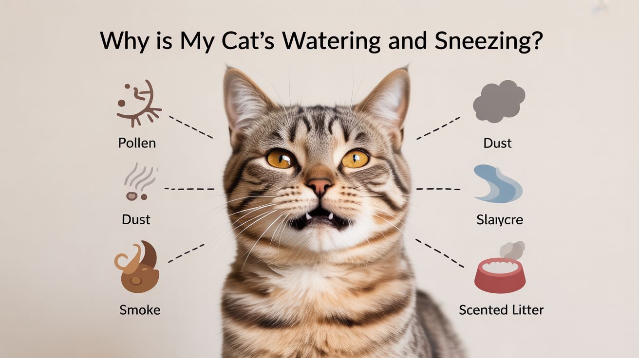 Why Is My Cat Sneezing and Eyes Watering? Top 7 Reasons